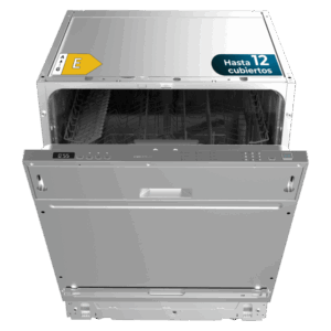 Bolero Aguazero 6102 Full-BI E Lavavajillas Bolero integrable de 60cm, 12 cubiertos y 7 programas con comienzo diferido.
