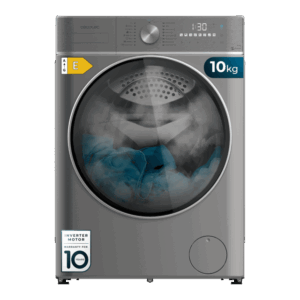 Bolero Wash&Dry 10680 Inverter Steel B Lavadora secadora de 10 kg - 6 kg de capacidad y 1400 rpm, 16 programas, Motor Inverter Plus, clase B, lavado inteligente y detector de carga.