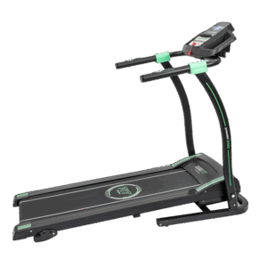 RunnerFit Sprint. Cinta de Correr Eléctrica Plegable con Pulsómetro, Portabotellas, Brazos de Agarre de Espuma, Pantalla LED, 12 Programas, hasta 14 km/h, Peso Máximo 120 Kg